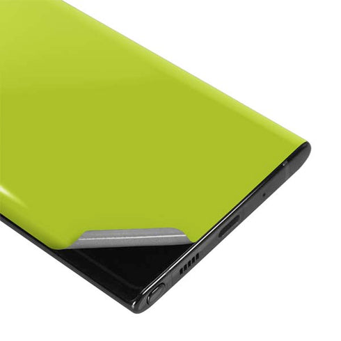 Lime Solid Galaxy Note 10 Skin