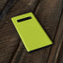 Lime Solid Galaxy S10 Skin