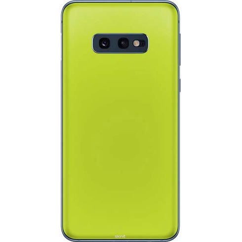 Lime Solid Galaxy S10e Skin