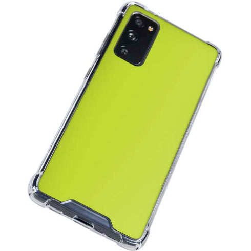Lime Solid Galaxy S20 FE Clear Case