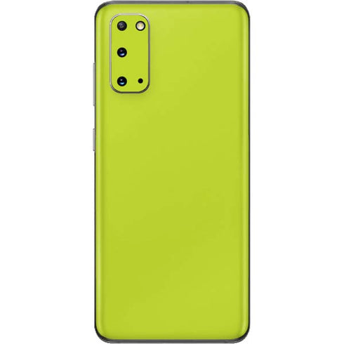 Lime Solid Galaxy S20 Skin