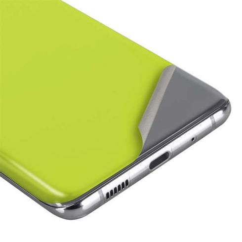 Lime Solid Galaxy S20 Skin