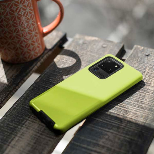 Lime Solid Galaxy S20 Ultra 5G Pro Case