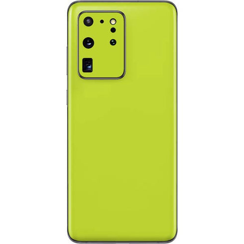 Lime Solid Galaxy S20 Ultra 5G Skin
