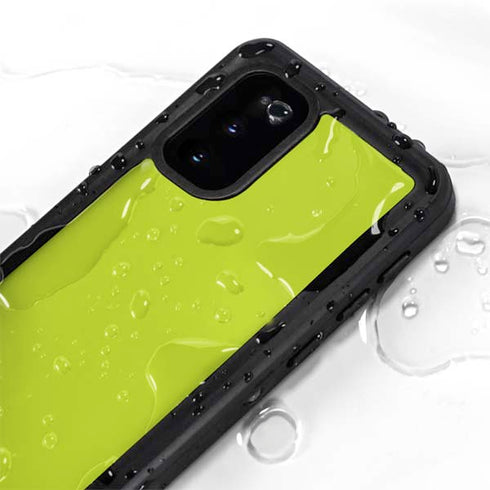 Lime Solid Galaxy S20 Waterproof Case