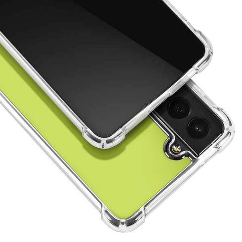 Lime Solid Galaxy S21 FE Clear Case