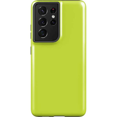Lime Solid Galaxy S21 Ultra 5G Pro Case