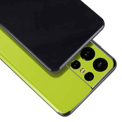 Lime Solid Galaxy S21 Ultra 5G Skin