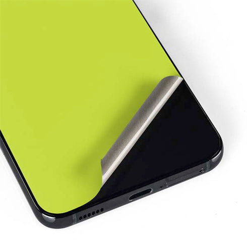 Lime Solid Galaxy S22 Skin