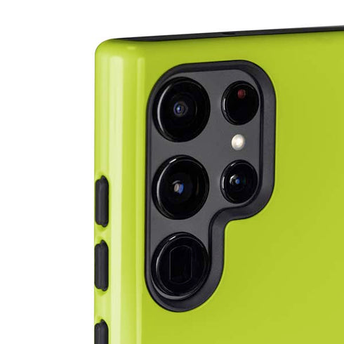 Lime Solid Galaxy S22 Ultra Pro Case