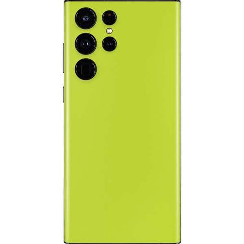 Lime Solid Galaxy S22 Ultra Skin