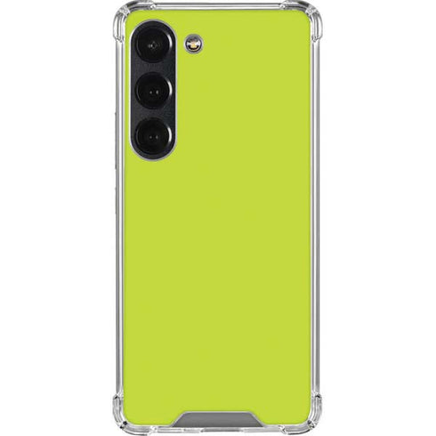 Lime Solid Galaxy S23 Clear Case