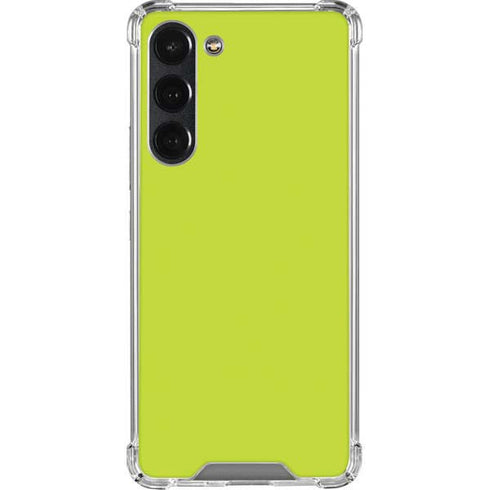 Lime Solid Galaxy S23 Plus Clear Case