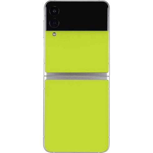 Lime Solid Galaxy Z Flip3 5G Skin
