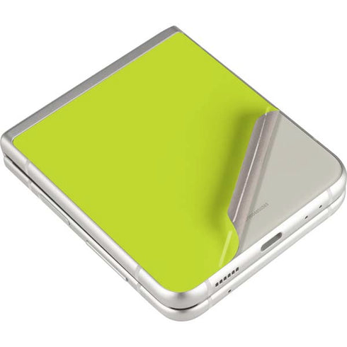 Lime Solid Galaxy Z Flip3 5G Skin
