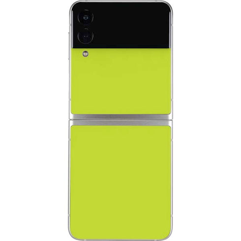 Lime Solid Galaxy Z Flip4 5G Skin