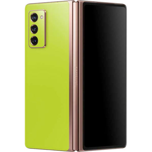 Lime Solid Galaxy Z Fold2 5G Skin