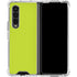 Lime Solid Galaxy Z Fold4 5G Clear Case