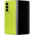 Lime Solid Galaxy Z Fold4 5G Skin