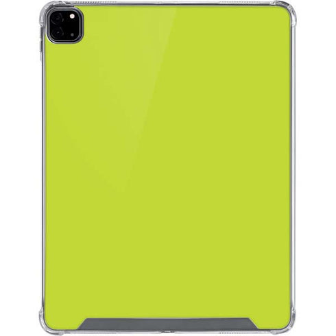 Lime Solid iPad Pro 12.9in (2020) Clear Case
