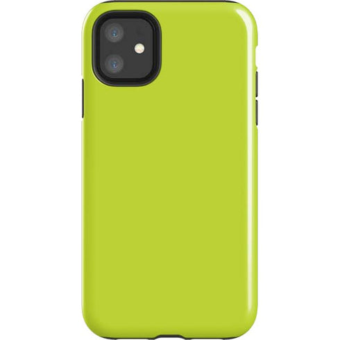 Lime Solid iPhone 11 Impact Case