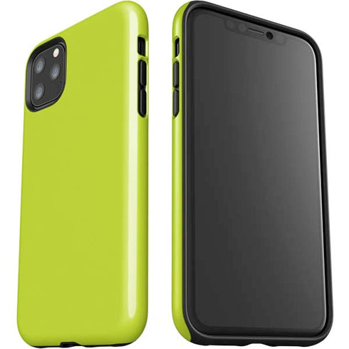 Lime Solid iPhone 11 Pro Max Impact Case