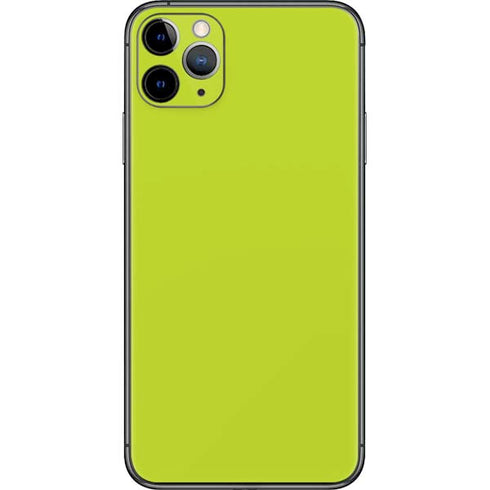 Lime Solid iPhone 11 Pro Max Skin