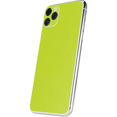 Lime Solid iPhone 11 Pro Max Skin