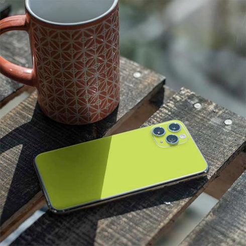 Lime Solid iPhone 11 Pro Skin