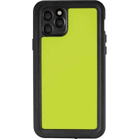 Lime Solid iPhone 11 Pro Waterproof Case
