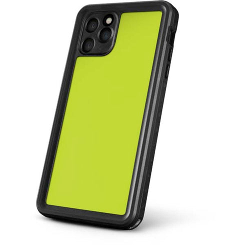 Lime Solid iPhone 11 Pro Waterproof Case