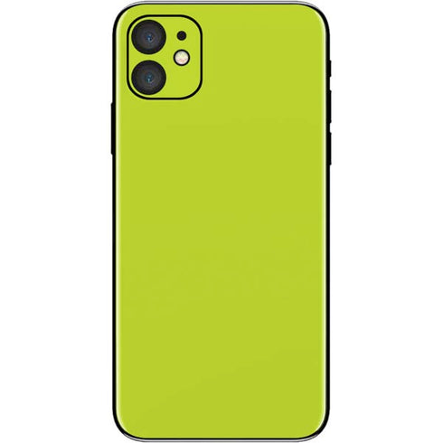 Lime Solid iPhone 11 Skin