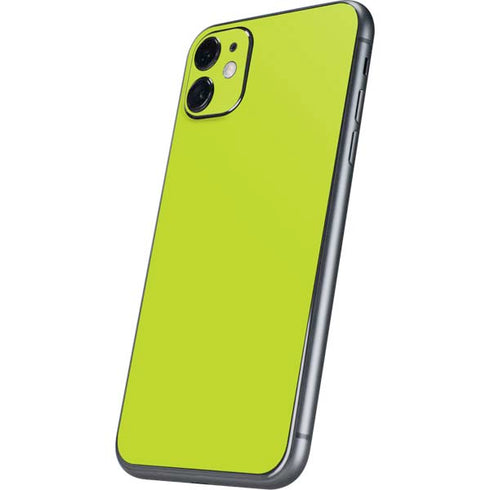 Lime Solid iPhone 11 Skin