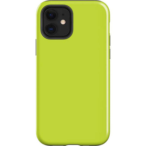 Lime Solid iPhone 12 Impact Case