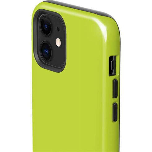 Lime Solid iPhone 12 Impact Case