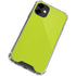 Lime Solid iPhone 12 Mini Clear Case