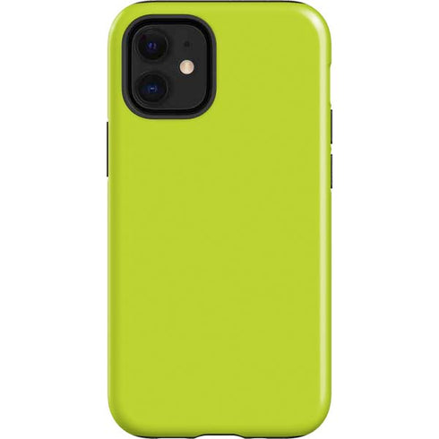 Lime Solid iPhone 12 Mini Impact Case