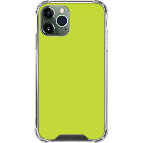 Lime Solid iPhone 12 Pro Max Clear Case