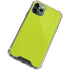 Lime Solid iPhone 12 Pro Max Clear Case