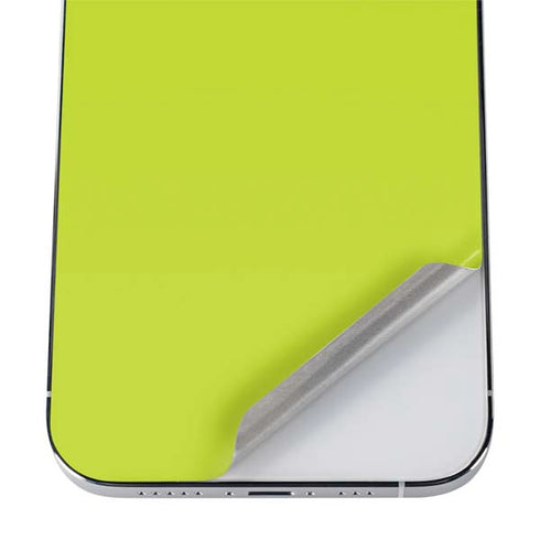 Lime Solid iPhone 12 Pro Max Skin