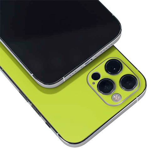 Lime Solid iPhone 12 Pro Max Skin