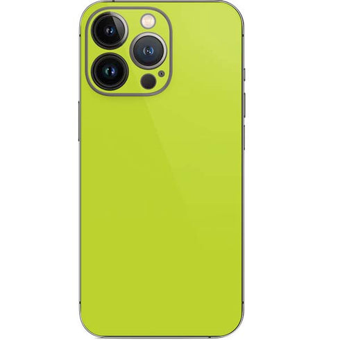 Lime Solid iPhone 13 Pro Skin