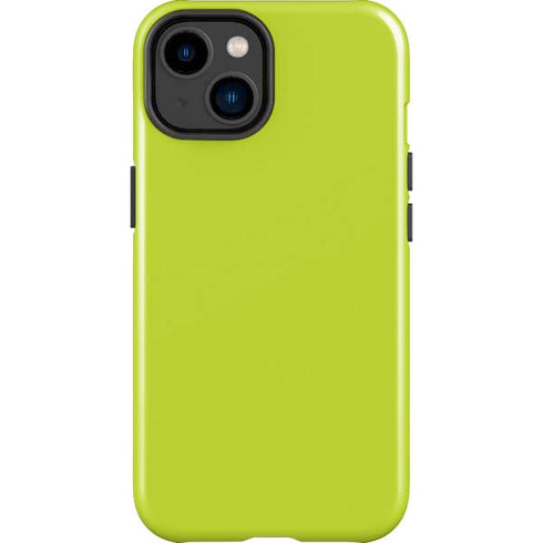 Lime Solid iPhone 14 Plus Impact Case