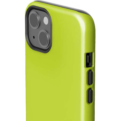 Lime Solid iPhone 14 Plus Impact Case