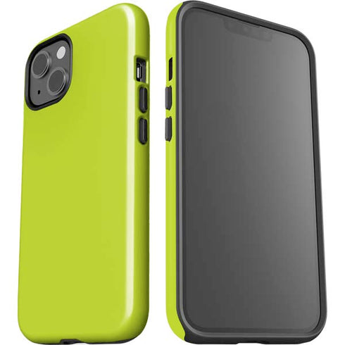 Lime Solid iPhone 14 Plus Impact Case
