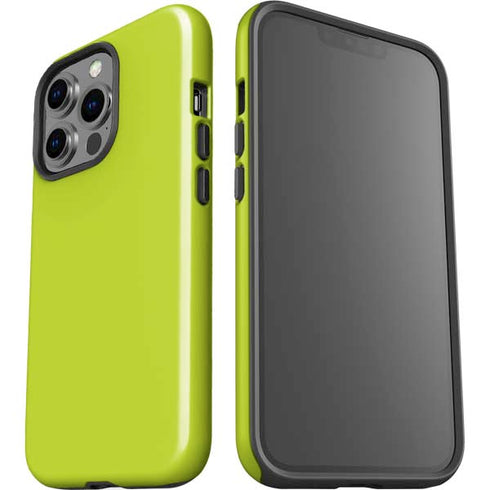 Lime Solid iPhone 14 Pro Impact Case