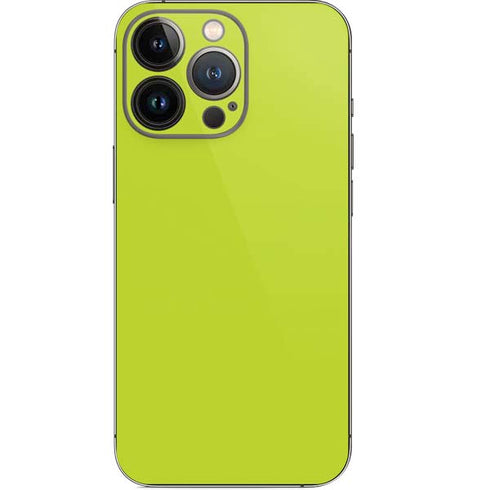 Lime Solid iPhone 14 Pro Skin