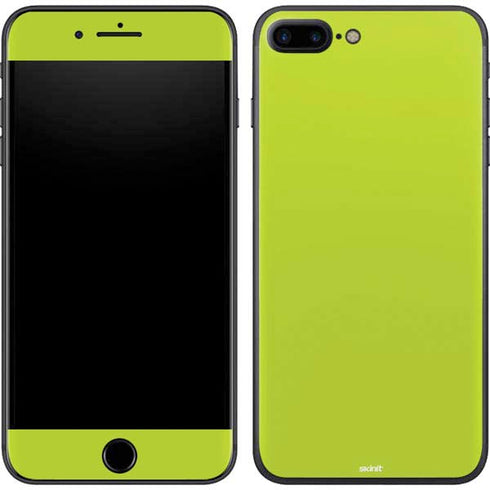 Lime Solid iPhone 8 Plus Skin