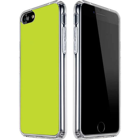 Lime Solid iPhone SE (2nd & 3rd Gen) Clear Case
