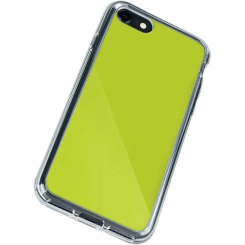 Lime Solid iPhone SE (2nd & 3rd Gen) Clear Case